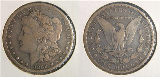 Appraisal: -CC Morgan Dollar Fine details few marks and recovering from