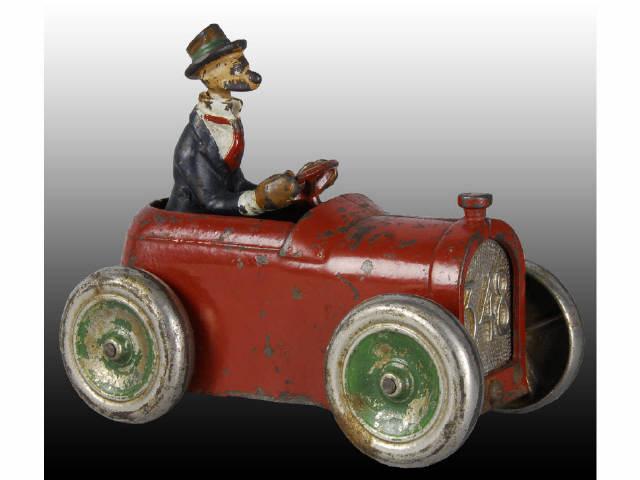 Appraisal: Cast Iron Arcade Andy Gump Car Toy Description Painted red