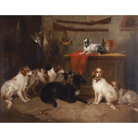 Appraisal: George Armfield British circa - Sir Walter Scott's Dogs Estimate