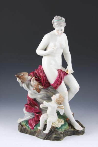 Appraisal: German Porcelain Figural Grouping early th c attributed to Kroner