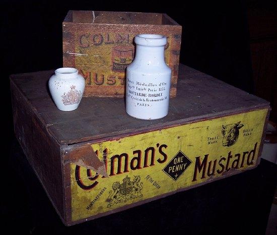 Appraisal: A box for One Penny jars of Colman's Mustard cm