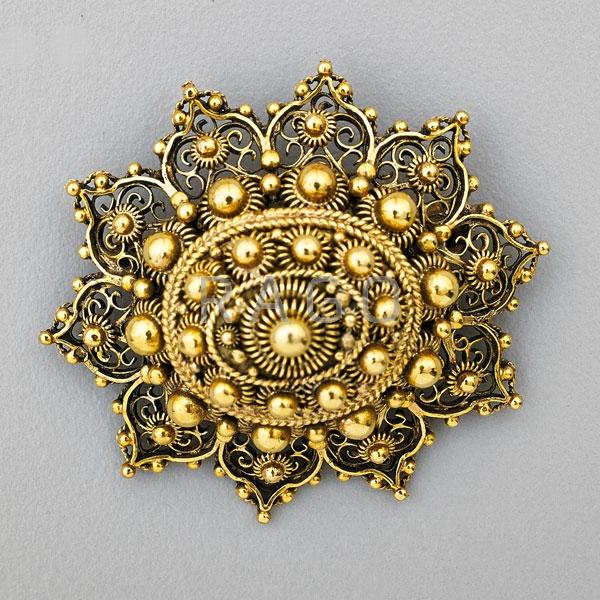 Appraisal: PORTUGESE CANATIELLE BROOCH Condition Report