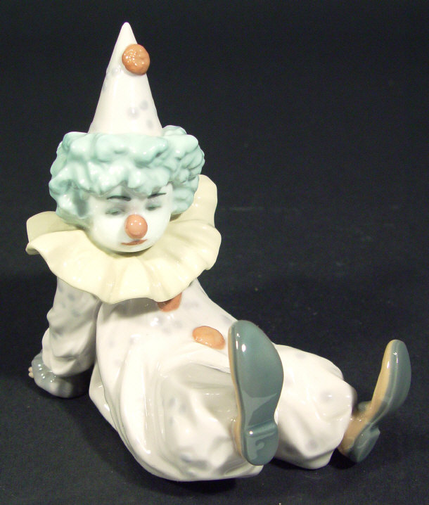 Appraisal: Lladro porcelain clown 'Tired Friend' printed factory mark and impressed