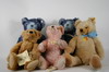 Appraisal: TEDDY BEARS - Lot of five to H Steiff teddy