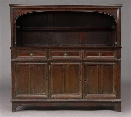 Appraisal: PHILIP WEBB - FOR MORRIS CO OAK SIDEBOARD The rectangular