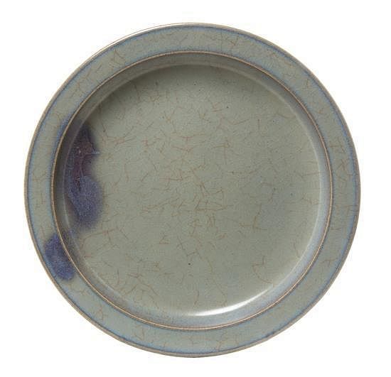 Appraisal: A Monochrome Jun Plate Diameter inches A Monochrome Jun Plate