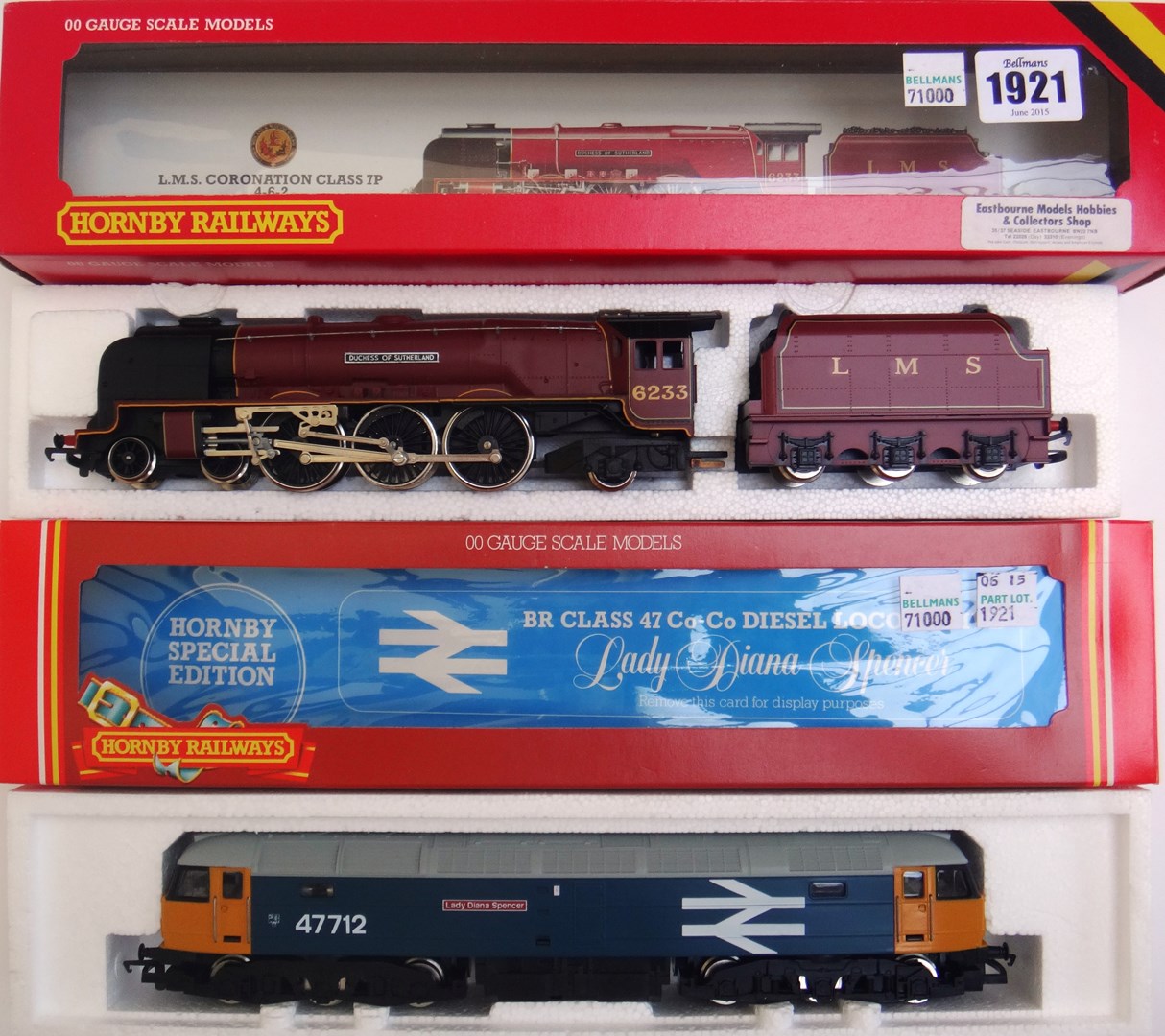 Appraisal: A Hornby gauge locomotive and tender LMS Coronation class P