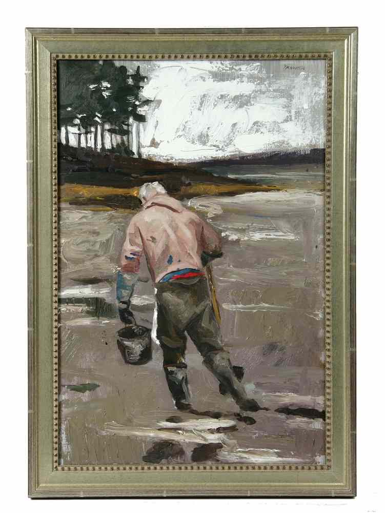 Appraisal: OOC - 'The Clammer' by Ronald Frontin Maine - signed