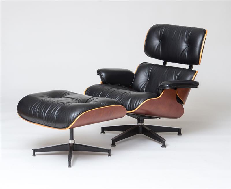 Appraisal: CHARLES AND RAY EAMES FOR HERMAN MILLER LOUNGE CHAIR AND