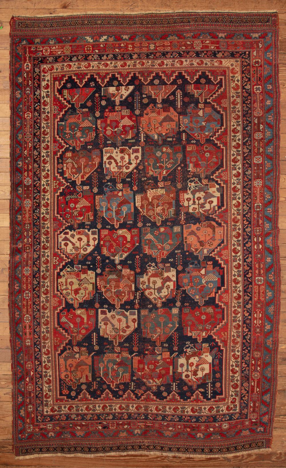 Appraisal: Afshar Rug Southwest Persia c ft in x ft areas