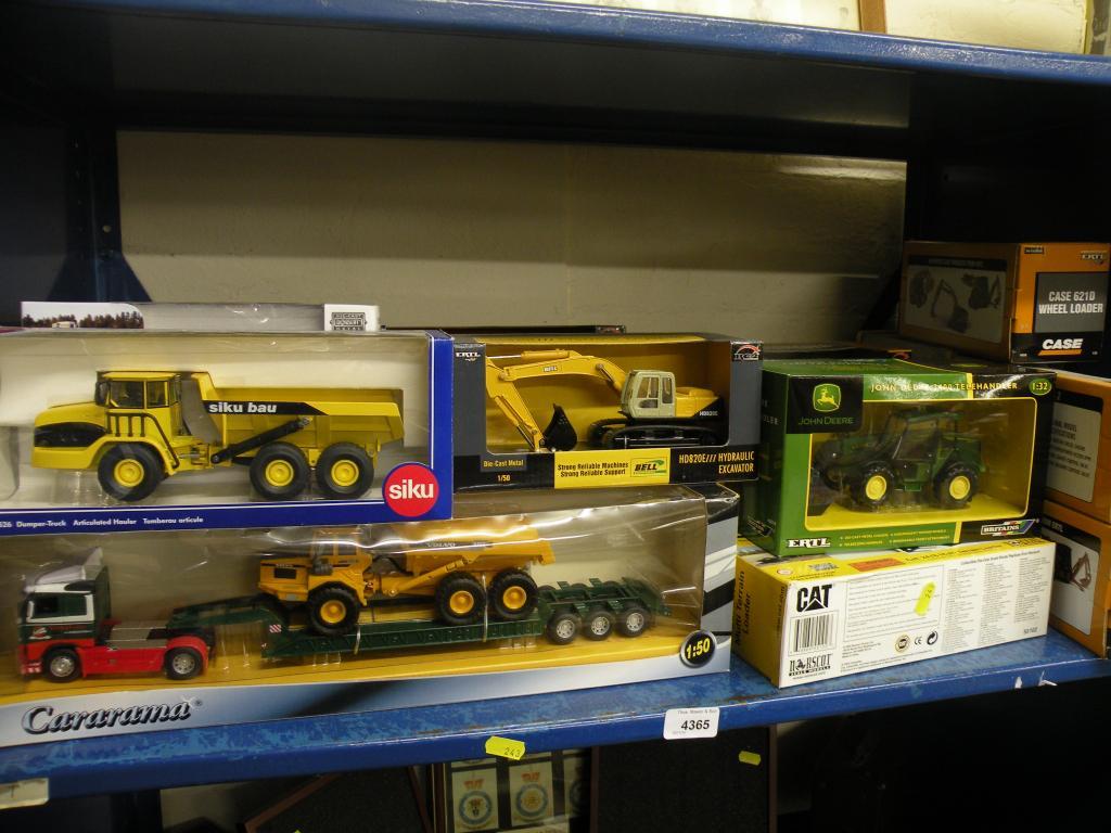 Appraisal: A quantity of Diecast mainly agricultural vehicles to include examples