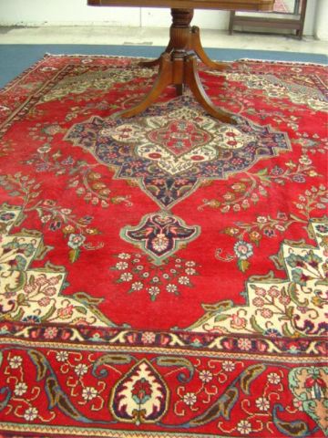 Appraisal: HANDMADE RUG - TABRIZ - X