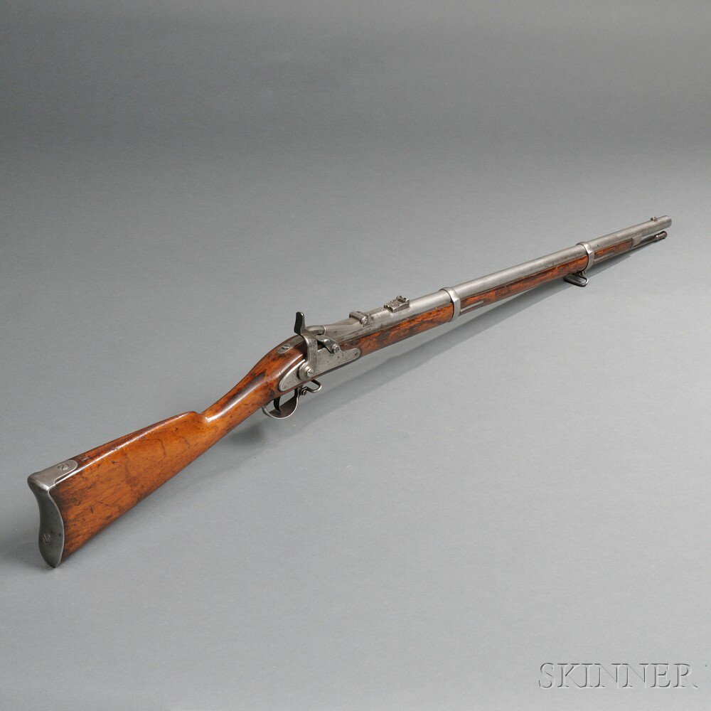 Appraisal: Allin Conversion Cadet Model Trapdoor Springfield c walnut stock with