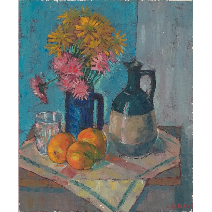 Appraisal: Alexandre Berlant th century ''Still Life with Oranges '' c