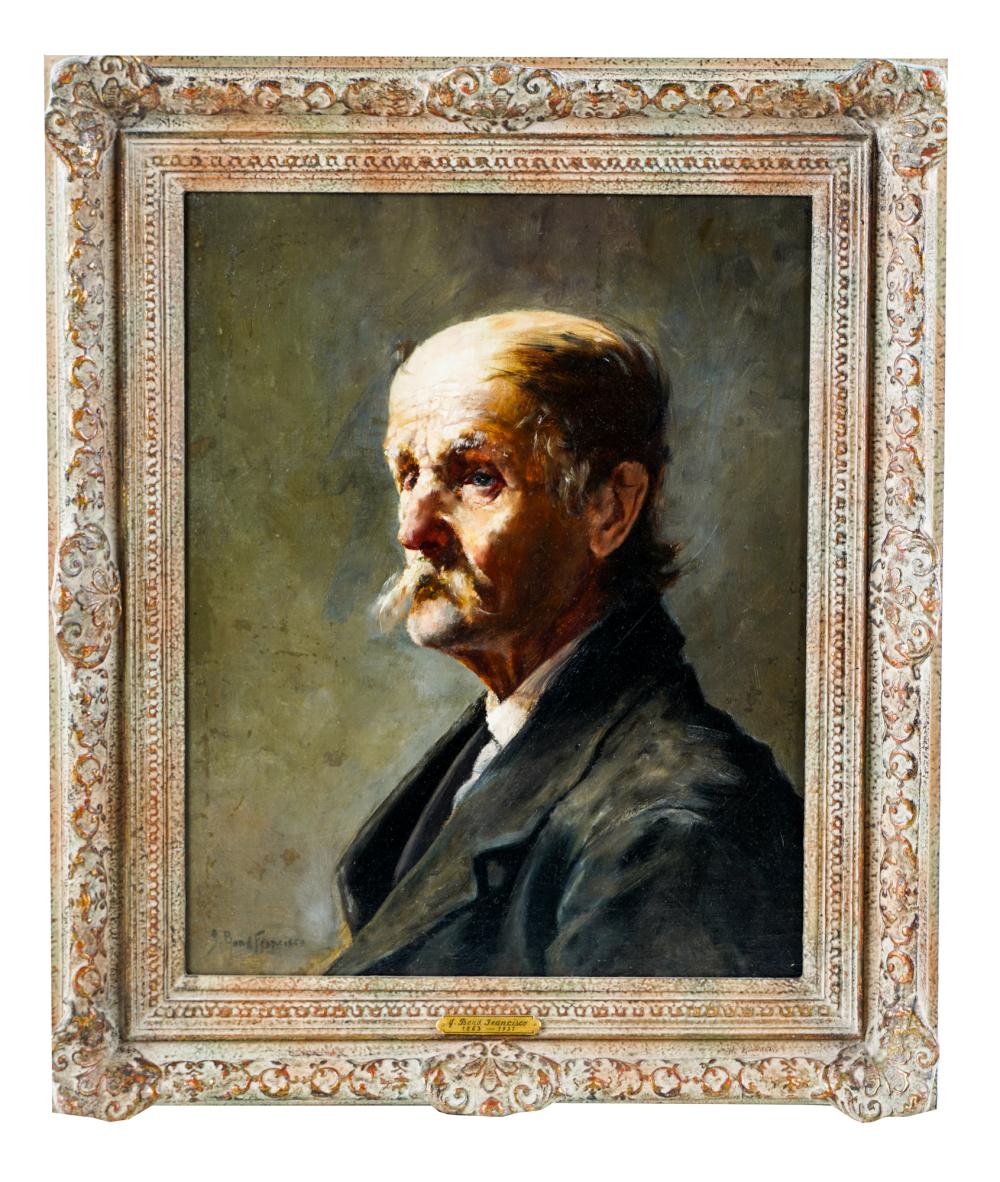 Appraisal: JOHN BOND FRANCISCO PORTRAIT OF AN OLD MAN oil on