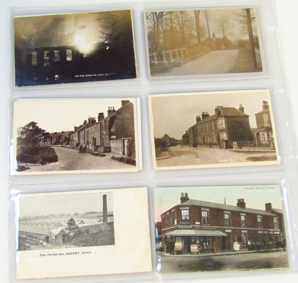 Appraisal: Various early thC and later postcards Lincolnshire related Ulceby to