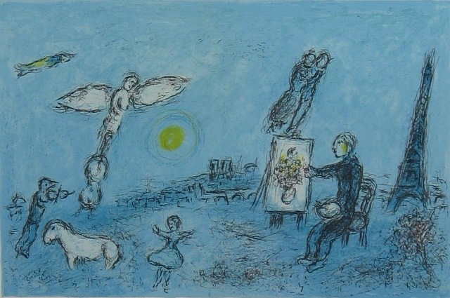 Appraisal: Marc Chagall - The Painter and his Doubles lithograph catalogue