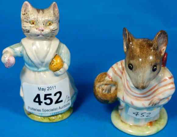 Appraisal: Beswick Beatrix Potter Figures Mrs Tittlemouse and Tabitha Twitchett both