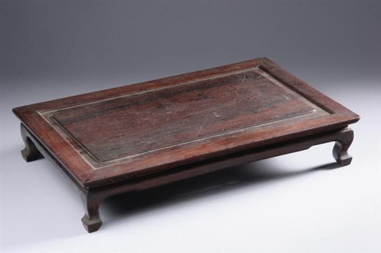 Appraisal: CHINESE ROSEWOOD STAND Early th century - in x in