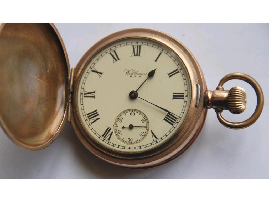 Appraisal: Swiss ct lever hunter pocket watch jewels gm mm