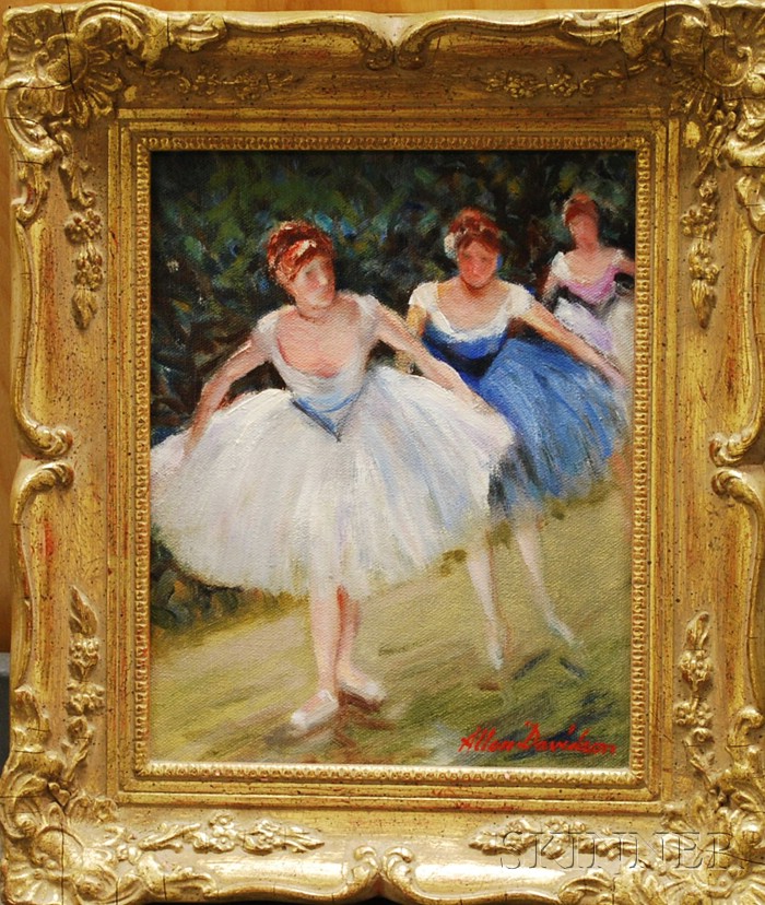 Appraisal: Allan Albert Davidson American - The Ballet Dancers Signed Allan