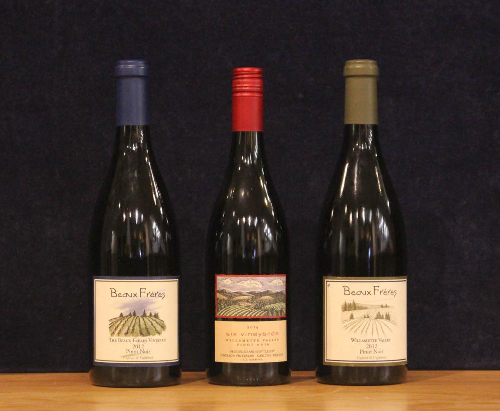 Appraisal: TWELVE BOTTLES OF VINTAGE WEST COAST PINOT NOIR WINE Adelsheim