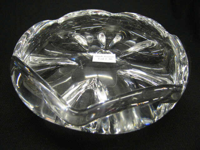 Appraisal: Orrefors Swedish Crystal Flora Form Dish