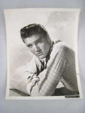 Appraisal: A signed photograph of Elvis Presley Provenance from the collection