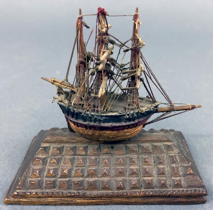 Appraisal: Miniature Ship Model President Hoover Miniature three masted ship model