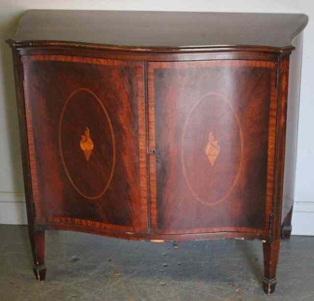 Appraisal: Mahogany Custom Server From a Yonkers NY estate Dimensions ''