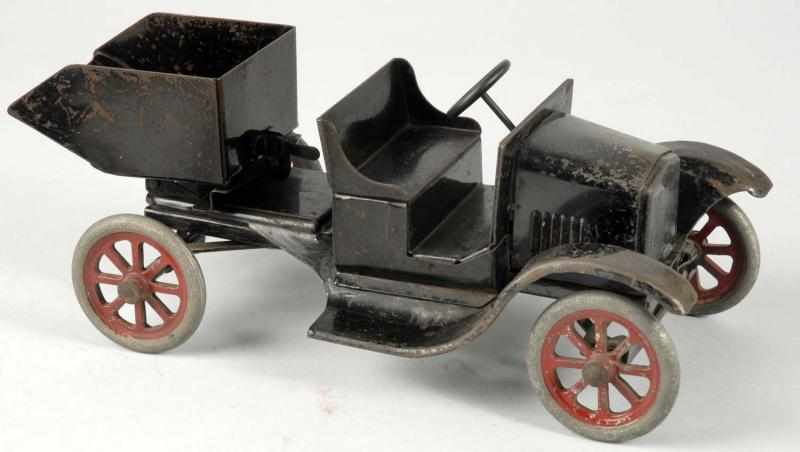 Appraisal: Pressed Steel Buddy L Flivver Peanut Dump Cart Description American