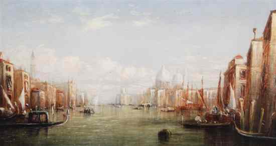 Appraisal: Attributed to James Salt - oil on canvas The Grand