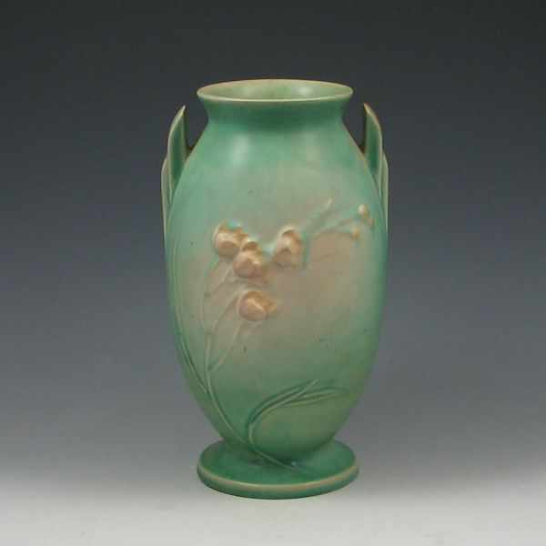 Appraisal: Roseville Ixia '' Vase green marked Roseville - '' ''h