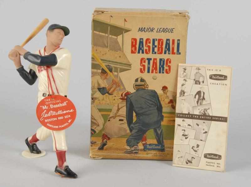 Appraisal: Plastic Hartland Ted Williams Baseball Figure Description Red pinstripe variation