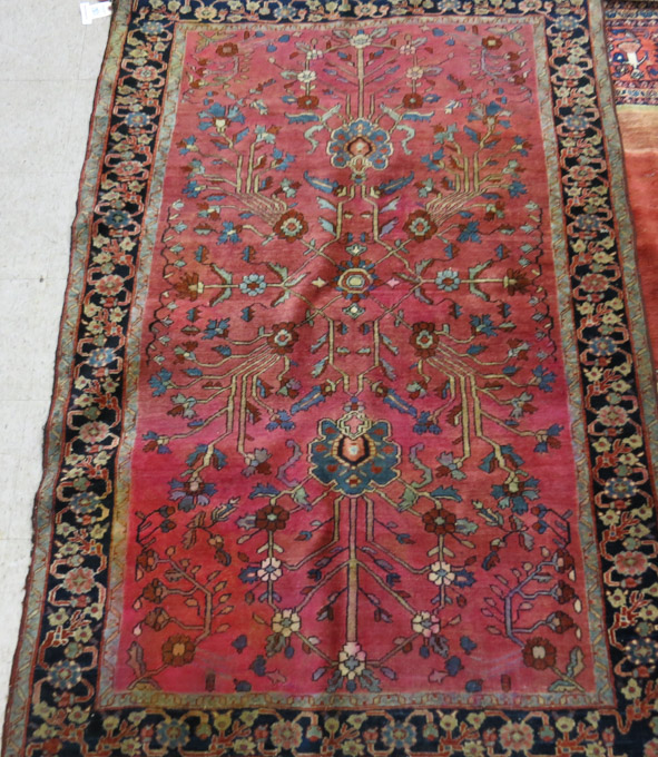 Appraisal: SEMI-ANTIQUE PERSIAN SAROUK AREA RUG Arak region northeastern Iran c