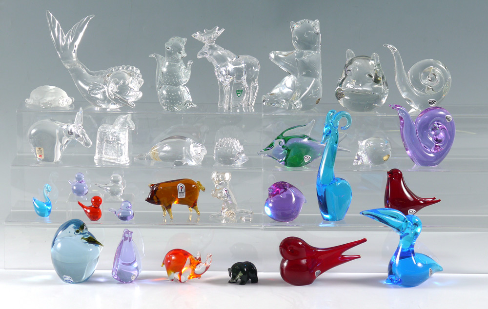 Appraisal: ESTATE COLLECTION OF ART GLASS FROM AROUND THE WORLD pieces