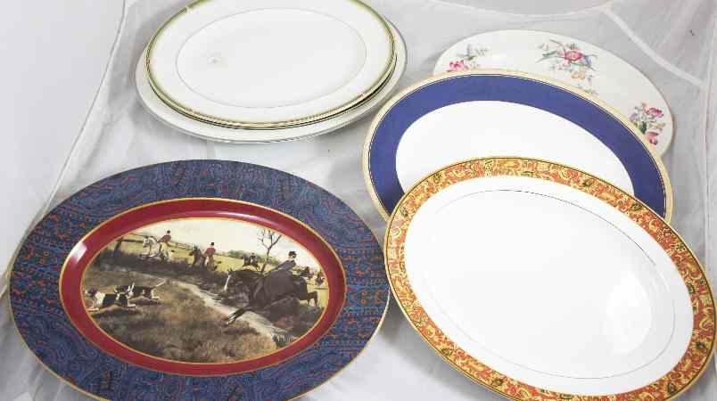 Appraisal: A Collection of various Wedgwood Dinner Meat Platters Wedgwood part