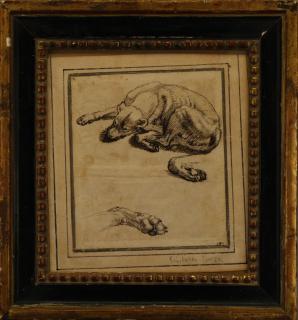 Appraisal: Sinibaldo Scorza Italy SINIBALDO SCORZA Italian - Sleeping Dog Medium