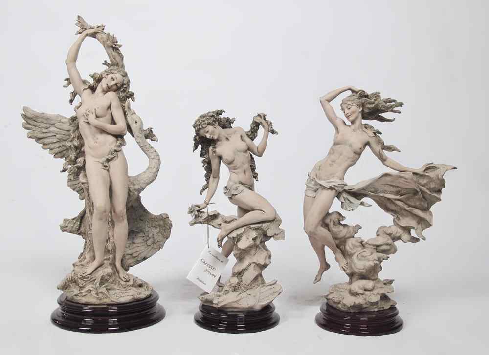 Appraisal: GIUSEPPE ARMANI LIMITED EDITION FIGURINES To include SPRING HERALD T