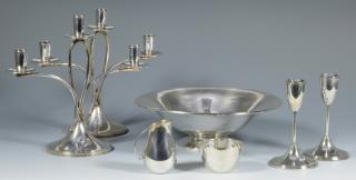 Appraisal: Modernist Sterling Silver Items Group of Modernist sterling silver items