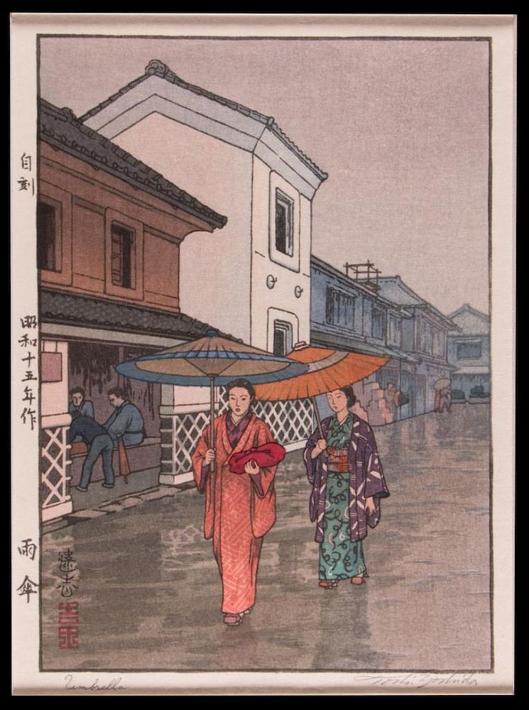 Appraisal: Toshi YOSHIDA - Toshi YOSHIDA - Title Umbrella Date mid-