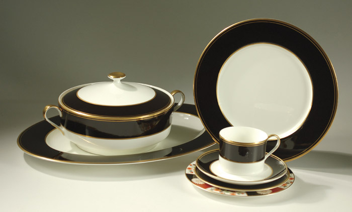 Appraisal: ASSEMBLED MIKASA CHINA SET pieces comprised of Velvet pattern A