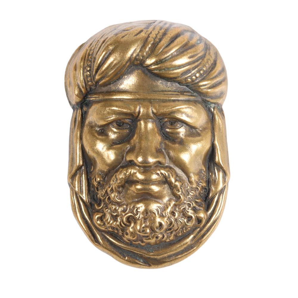 Appraisal: JOSEFF OF HOLLYWOOD DIMENSIONAL BEARDED MAN IN TURBAN PIN BROOCH