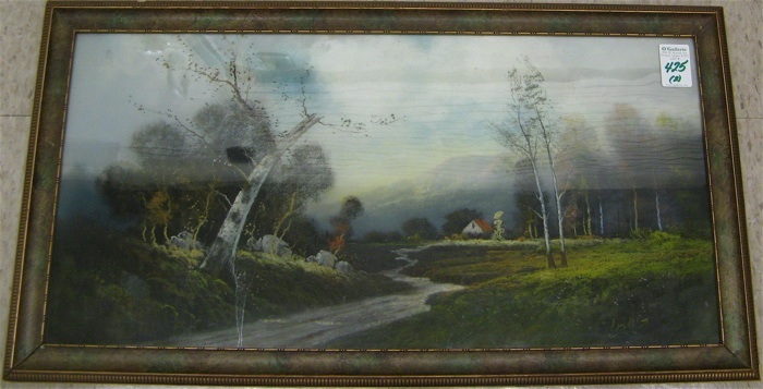 Appraisal: TWO AMERICAN PASTELS ON PAPER The first signed H Linder