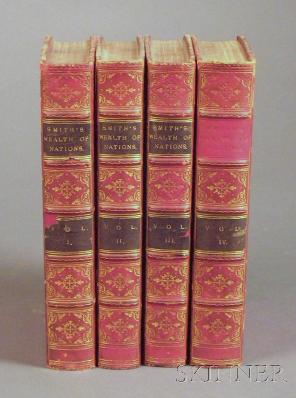 Appraisal: Decorative Bindings Smith Adam - An Inquiry into the Nature