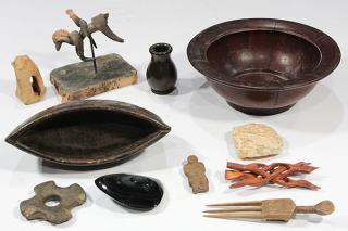 Appraisal: lot of Collection of decorative ethnographic items lot of Collection