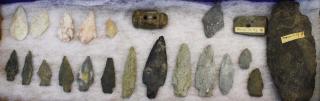 Appraisal: New Jersey Delaware Pennsylvania Rhode Island prehistoric lithic artifacts arrowheads