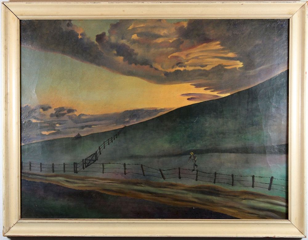 Appraisal: Manner of Grant Wood - Manner of Grant Wood -