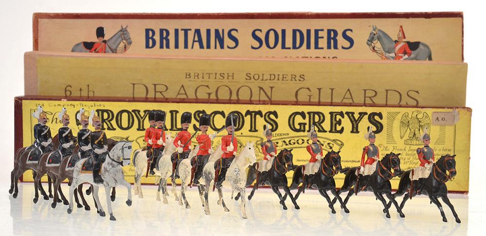 Appraisal: X BRITAINS SETS INCLUDING SCOTS GREYS IN ORIGINAL BOX ND