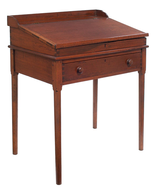 Appraisal: Shaker writing desk attributed to Sabbathday Lake community old in